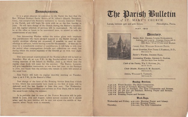 ParishBulletin1910-1