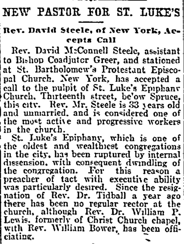 davidsteelecalledtostlukes