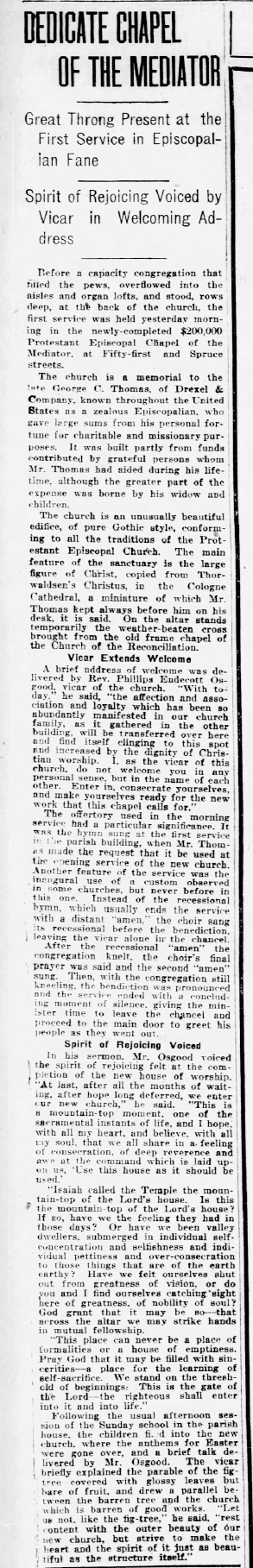 dedicatechapelofthemediator