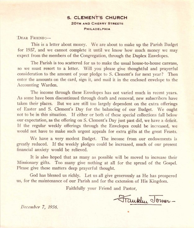 JoinerLetterstotheParish1930s-2