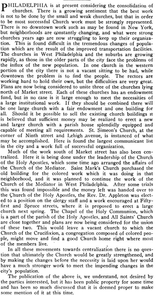 24Nov1906ConsolidationofChurches