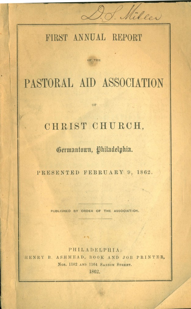 firstannualreportofthepastoralaidassocationofchristchurchgermantown1862 1a